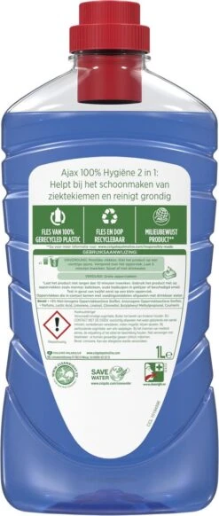Ajax® Ajax Allesreiniger 100% Hygiene 6 X 1L - Voordeelverpakking 11 Ajax® Ajax Allesreiniger 100% Hygiene 6 X 1L - Voordeelverpakking -Schoonmaakartikelen Winkel 509x1200