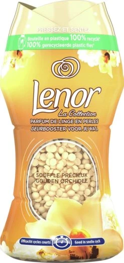 Lenor Geurbooster Gouden Orchidee - Geurparels - 6x11 Wasbeurten - Voordeelverpakking -Schoonmaakartikelen Winkel 569x1200 1