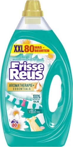 Frisse Reus Lotus Amandel Gel Wasmiddel - Vloeibaar - 80 Wasbeurten - Voordeelverpakking -Schoonmaakartikelen Winkel 595x1200