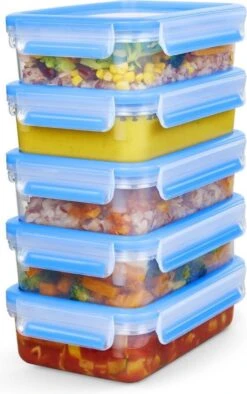 Tefal MasterSeal Fresh Mealprep Set - 5 X 800ml - Blauw -Schoonmaakartikelen Winkel 752x1200