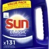 SUN® Sun - Vaatwaspoeder - Regular - Voordeelverpakking 4 X 131 Vaatwasbeurten -Schoonmaakartikelen Winkel 758x1200
