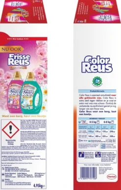 Color Reus Waspoeder Wasmiddel - Voordeelverpakking - 90 Wasbeurten -Schoonmaakartikelen Winkel 764x1200