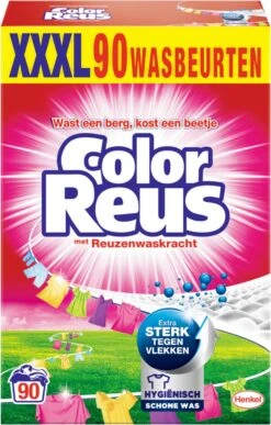 Color Reus Waspoeder Wasmiddel - Voordeelverpakking - 90 Wasbeurten -Schoonmaakartikelen Winkel 765x1200