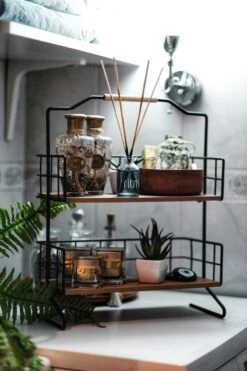 Metalen Keuken Etagere 2 Laags Van Naturn Living | Keuken Opbergrek | Kruidenpotjes Rek | Kruiden Organizer | Keuken Rek Specerijen | Mat Zwart -Schoonmaakartikelen Winkel 800x1200 4