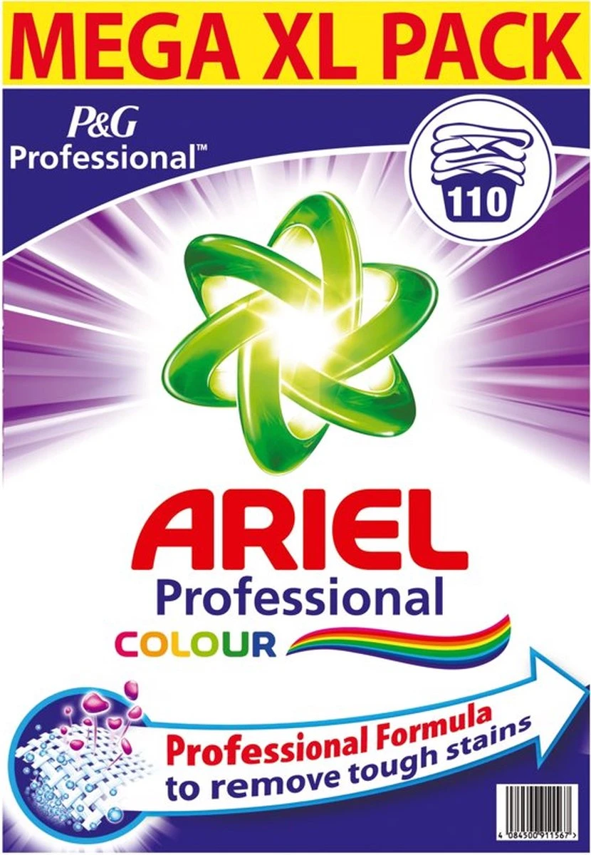 Ariel - Proffesional - Waspoeder Color - 7.15kg - 110 Wasbeurten 8 Ariel - Proffesional - Waspoeder Color - 7.15kg - 110 Wasbeurten - Afbeelding 6