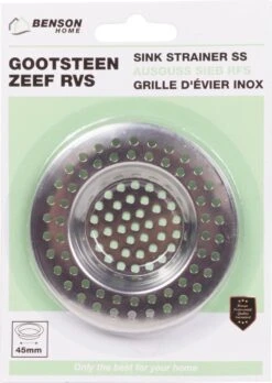 Benson Gootsteenzeef Rvs Op Kaart -Schoonmaakartikelen Winkel 852x1200