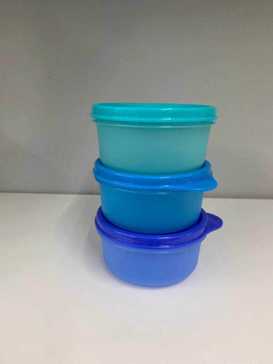 Tupperware Dessert Trio (set Van 3) 3 Tupperware Dessert Trio (set Van 3)