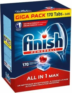 Finish All In 1 Max Regular - Vaatwastabletten - 170 Stuks - Voordeelpak 13 Finish All In 1 Max Regular - Vaatwastabletten - 170 Stuks - Voordeelpak -Schoonmaakartikelen Winkel 931x1200