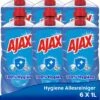 Ajax® Ajax Allesreiniger 100% Hygiene 6 X 1L - Voordeelverpakking -Schoonmaakartikelen Winkel 959x1200 2